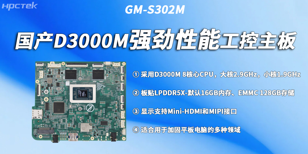 飞腾D3000M工控主板：强性能、多扩展(图2)