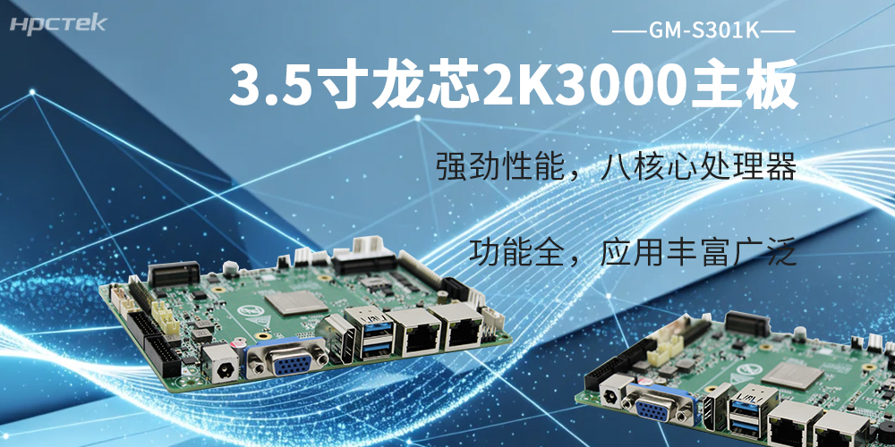 3.5寸龙芯主板，2K3000硬核芯能加持，算力功耗双向均衡(图2)
