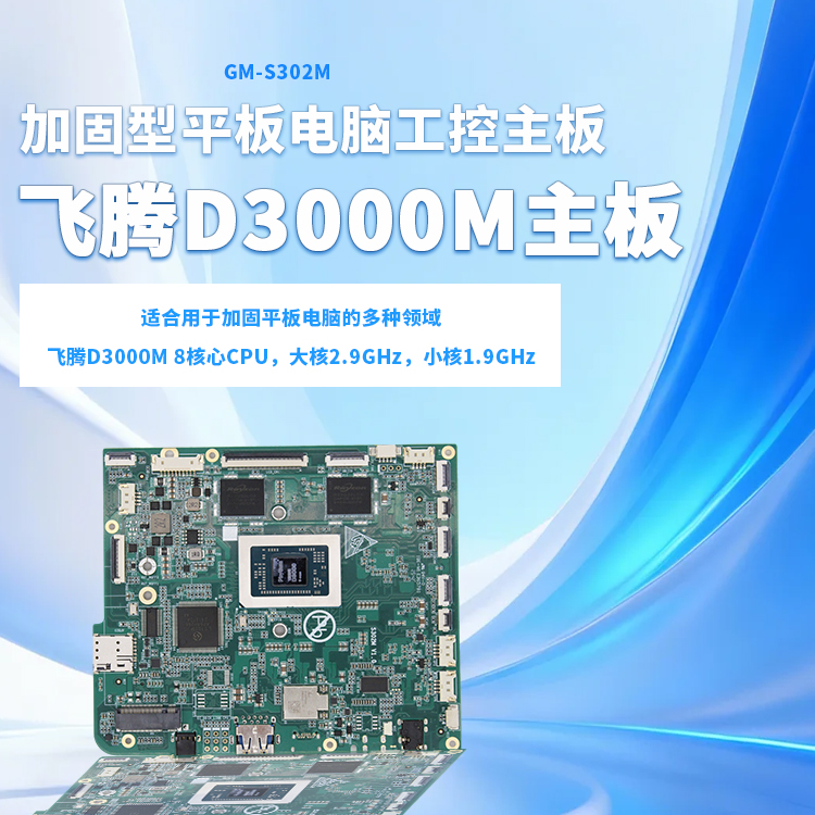 飞腾D3000M加固型主板S302M(图1)